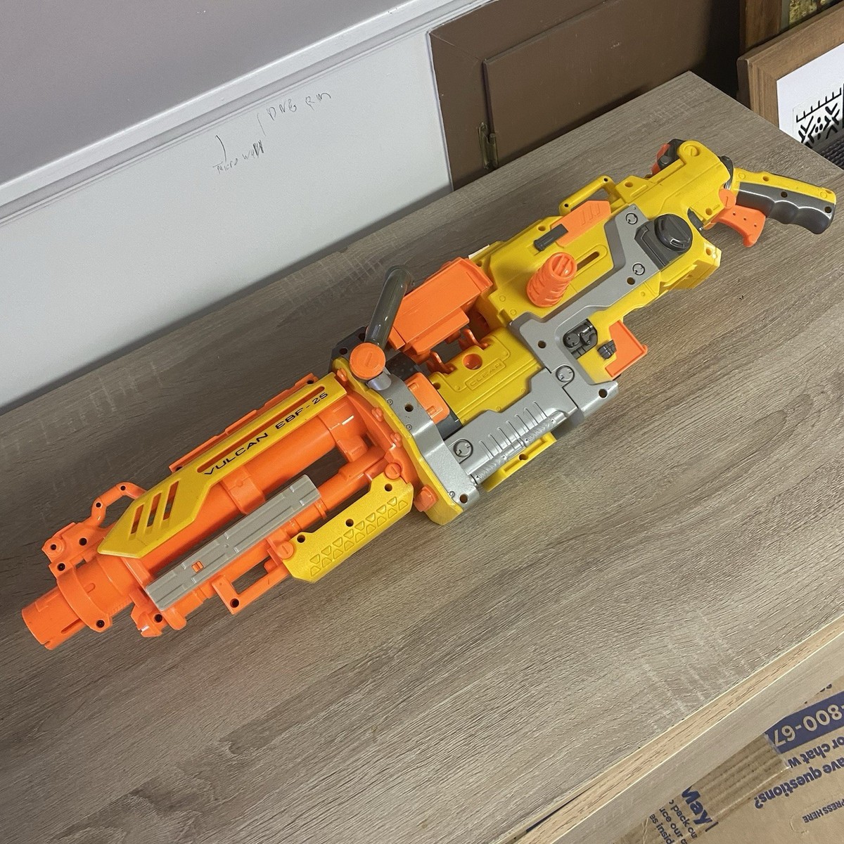 Nerf N Strike Vulcan EBF 25 Full Auto Blaster Gun Tested Or Parts