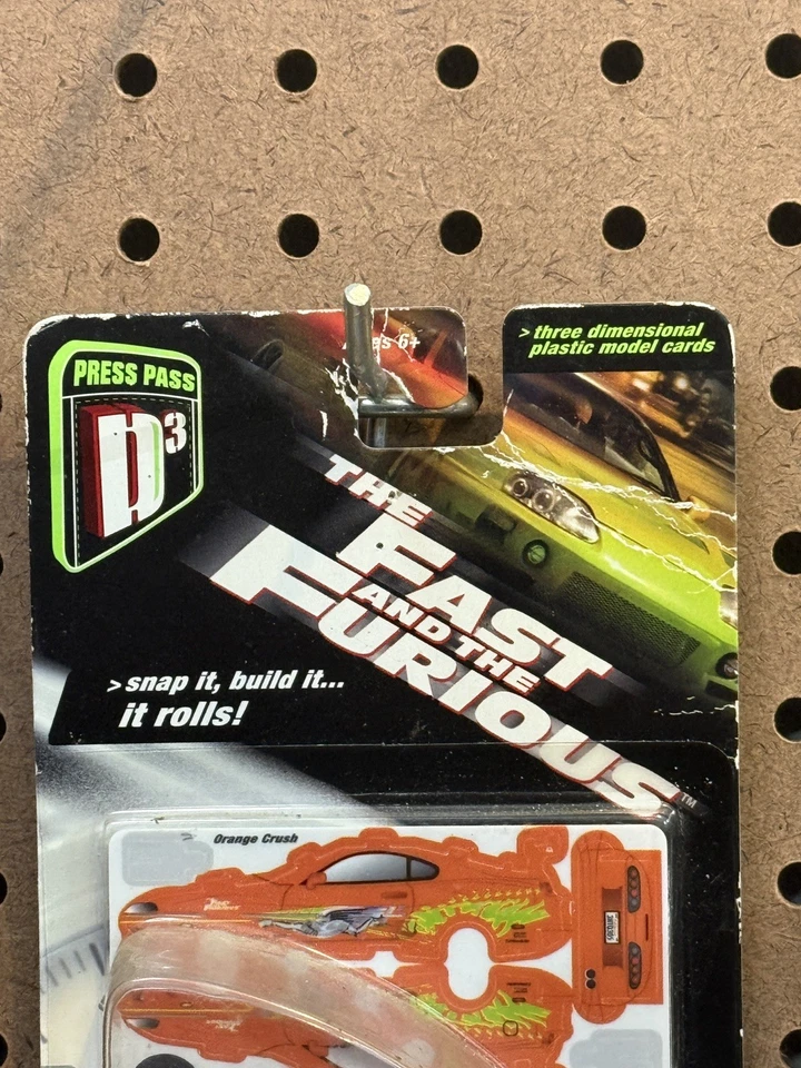 2003 Racing Champions The FAST And THE FURIOUS PRESS PASS D3 Model Blue - Image 4 of 4