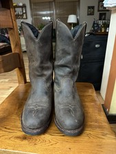Dan Post Albuquerque DP69681 Tan Distressed Waterproof Cowboy Boots US 11.5 EW
