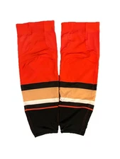 Adidas Anaheim Ducks Hockey Socks On Ice Team Issued Size XL+ 