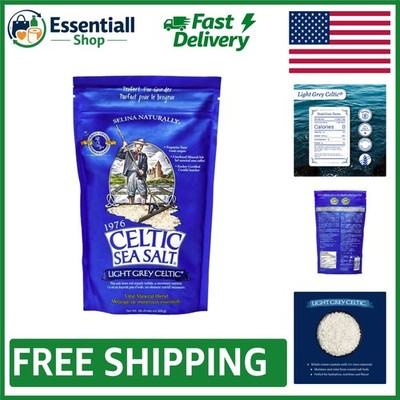 Light Grey Celtic Sea Salt   Pure, Kosher Coarse Salt for Cooking & Finishing