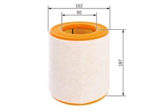 LUFTFILTER FÜR AUDI A7 SPORTBACK (4GA, 4GF) - BOSCH F 026 400 261