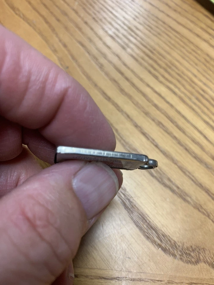 1955 Iowa DAV Tag Keychain License Plate 55-7093 - Image 3 of 4