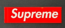 Supreme Red Box Logo Sticker  100 Authentic 