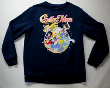Sailor Moon Sweatshirt Size Medium M Anime Long Sleeve Women's Official