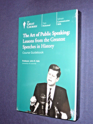 Teaching Co Great Courses  DVDs :      ART OF PUBLIC SPEAKING       new & sealed