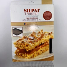 Silpat Entremet Silicone Baking Pan 10" x 13" with Sides France Flexipan Nonstic