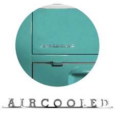 Air Cooled Vw Bug Beetle Bus T1 T2 Stainless Decklid Script Emblem Badge Air Cooled Vw Bug Beetle Bus T1 T2 Stainless Decklid Script Emblem Badge