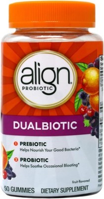 Natural Immune & Digestive Support Gummies to Improve Gut Absorption (50-Ct)