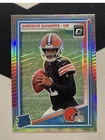 2025 Donruss - Rated Rookie Shedeur Sanders #306 Optic Preview Holo Prizm (RC)