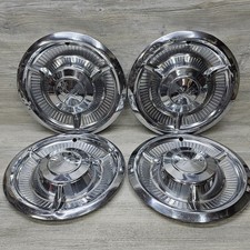 Set Of 4 1958 Chevrolet Corvette 14 Hubcaps Wheel Covers Impala Bel Air Nomad