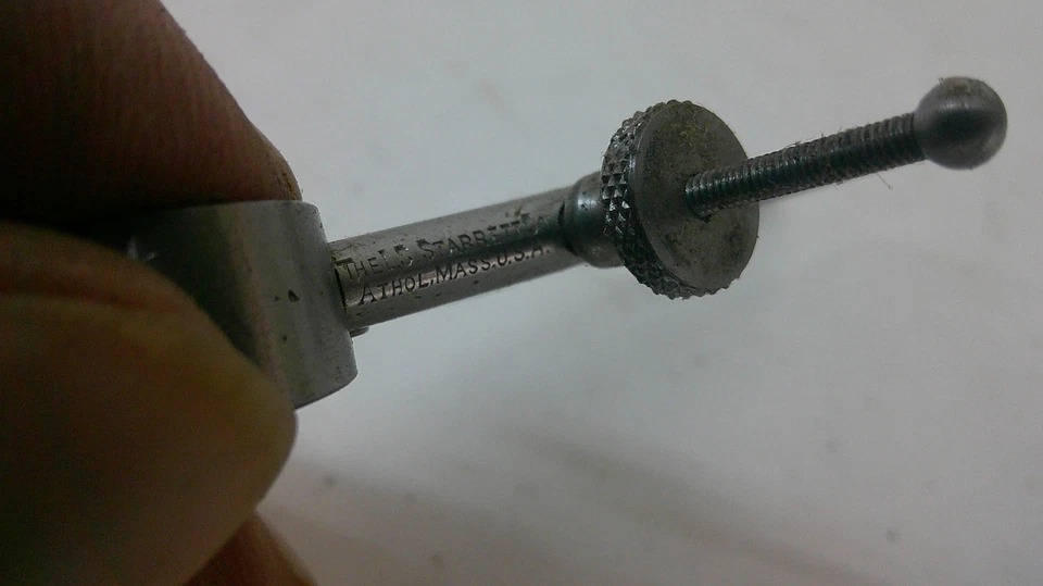 Vintage STARRETT 2 ½” Inside Caliper Round Leg Machinist Tool - Image 3 of 4