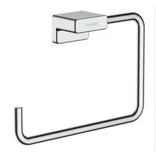 Image of hansgrohe AddStoris Chrome Towel Ring  - 41754000