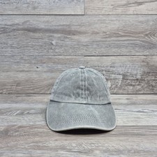 Gray Blank Outdokr Hat Cap Youth Boys Adjustable Strapback