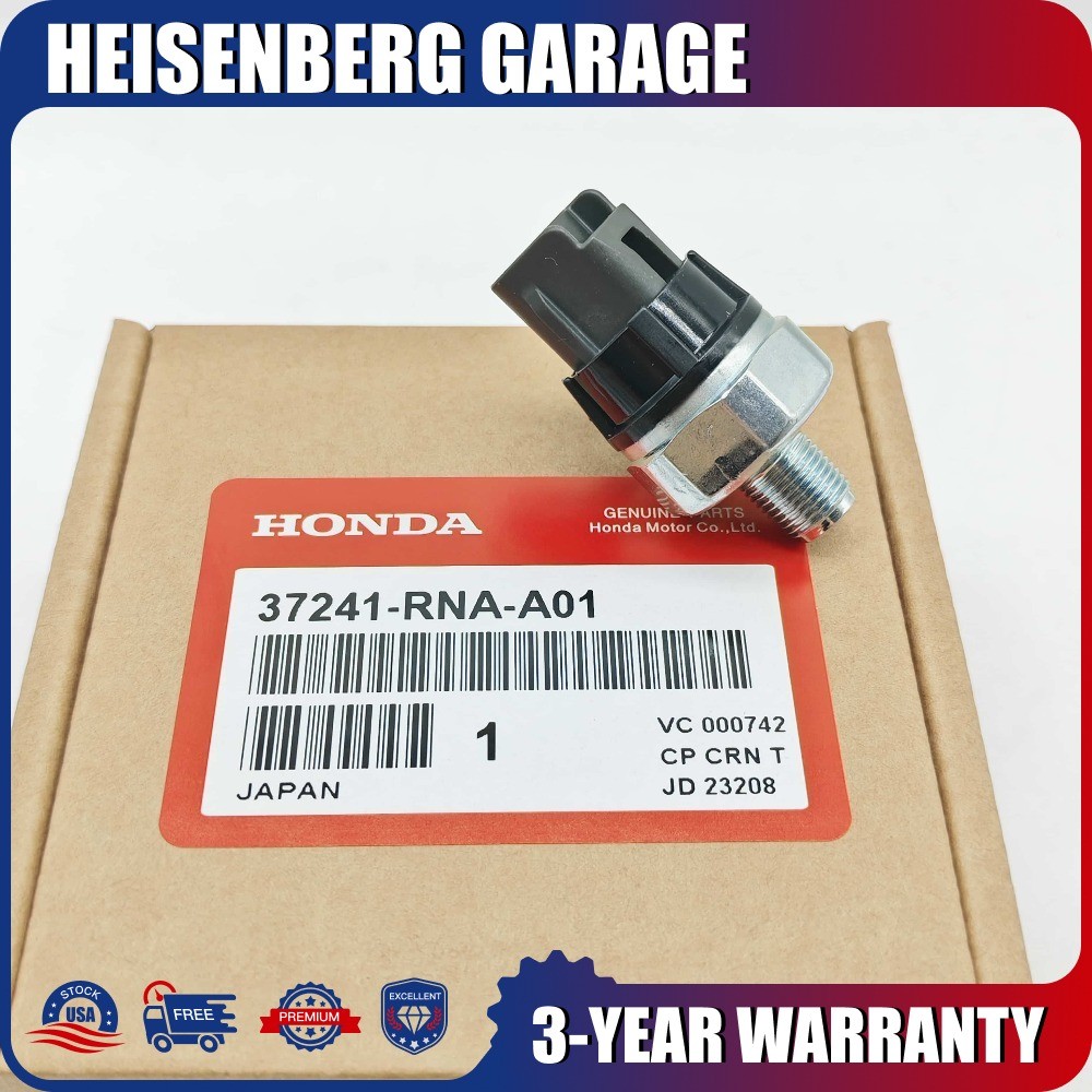 Genuine Oil Pressure Switch Assembly #37241-RNA-A01 For Honda Accord CR-V Civic