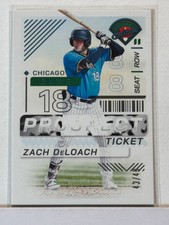 2024 Panini Prospects Prospect Ticket Teal #171 Zach DeLoach 43/49