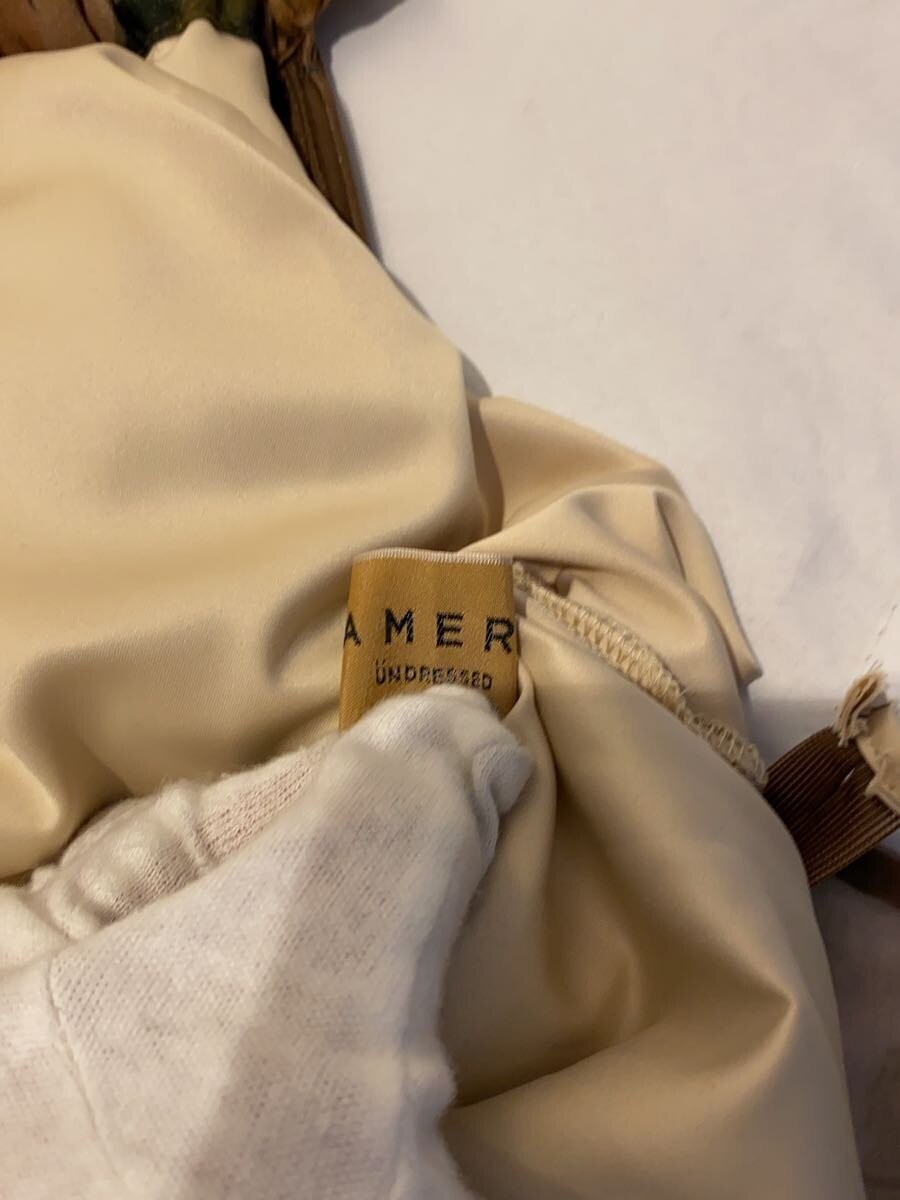 AMERI Long Skirt M Polyester Beige All Over Patte… - image 4