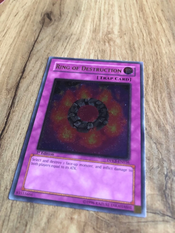 Ring of Destruction DPKB-EN036 Ultimate Rare 1. Auflage Goat Yugioh Karte Holo - Bild 3 von 4