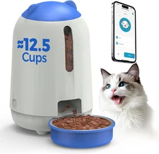PAPIFEED Automatic Cat Feeder, 2.4G WiFi Auto Cat Food Dispenser with App Contro