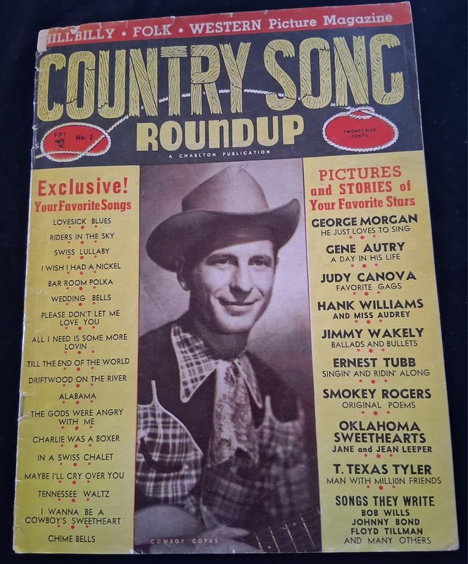 Vintage Country Song Roundup, Vol 1, No 2. Sept-Oct 1949. 34 pages. 