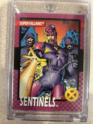 Jim Lee Signed X-Men Series 1 Trading Card Maverick 1992 Impel Marvel