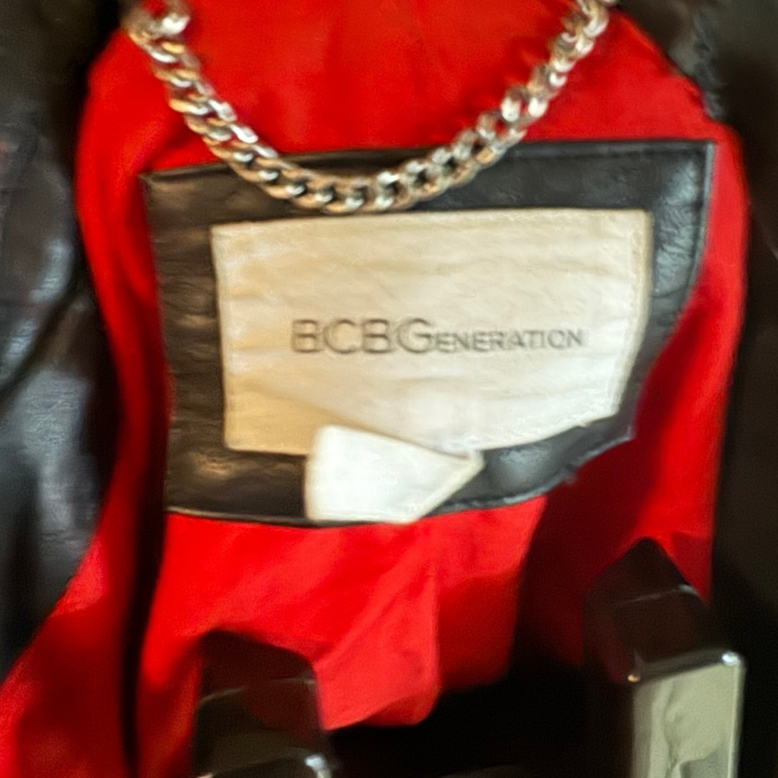 BCBGeneration Leather Jacket Large Tall - image 7