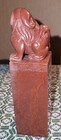 Red Hibiscus Shoushan Stone Seal Carved with an Auspicious Beast 红芙蓉寿山石雕瑞兽印 t4-2 — photo 3