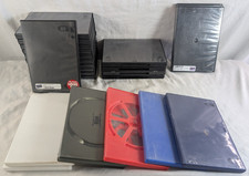 24 Empty DVD Replacement Cases Blockbuster Hollywood Video Red Blue Green