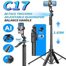 Handheld gimbal for Cell Phone 360 Auto-Rotation AI Tracking Shooting Stabilizer