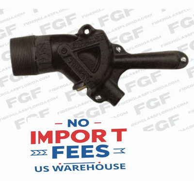 Long Handle Molasses Gate Valve for Hot Crack Fill Melter Kettles, Drums, 2''
