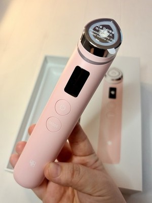 medicube AGE-R BOOSTER PRO Pink Facial Glass Glow Beauty Device, Adjustable