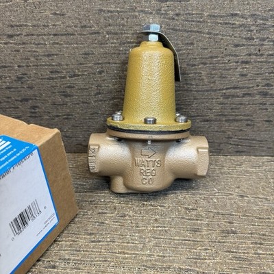 Watts 3/4 Iron Body Water Pressure Regulator Adjust 25-75 psi LFN250B-Z2-020