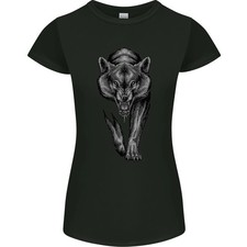 Camiseta de corte pequeño Lone Wolf para mujer