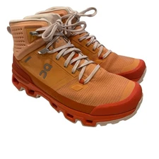 On Cloud Rock Waterproof 63.98607 Missiongrip Women's Mid Hiking Shoes Sz US 9