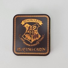Harry Potter Hogwarts Crest Playing Cards and Collector's Metal Tin