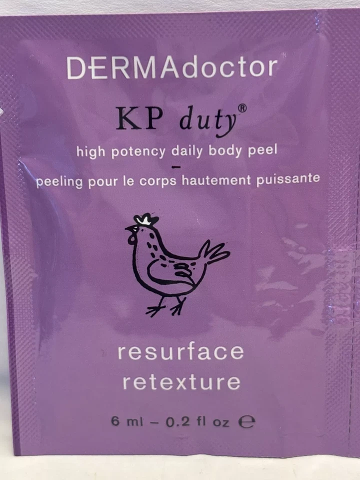 4 Packs DERMAdoctor KP duty High Potency Daily Body Peel Resurface & Quench - Image 2 of 4