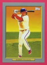 2020 Topps Series 1 Rhys Hoskins Turkey Red Boxtopper 3.25
