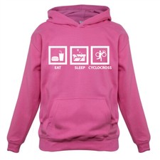 Eat Sleep Cyclocross - Kids Childrens Hoodie Cyclo-cross CX Cycling Cyclist