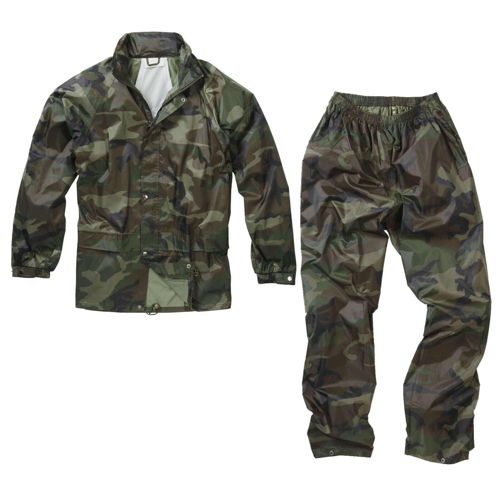 Waterproof Jacket Trouser Army Military Camo Raincoat Camouflage DPM Combat  Suit