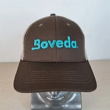 BOVEDA ADJUSTABLE SNAPBACK TRUCKER/MESH HAT/CAP, BROWN, CIGAR/HUMIDTY CONTROL
