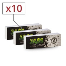 10 JASS TIPS Toncar notebooks 50 filters cardboard rolling cigarettes size M 20mm