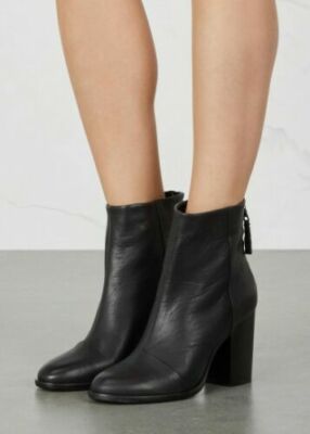 rag & bone Black Leather Ankle Boots Mercer Leather Ankle Boots - Black | rag & bone main image 4