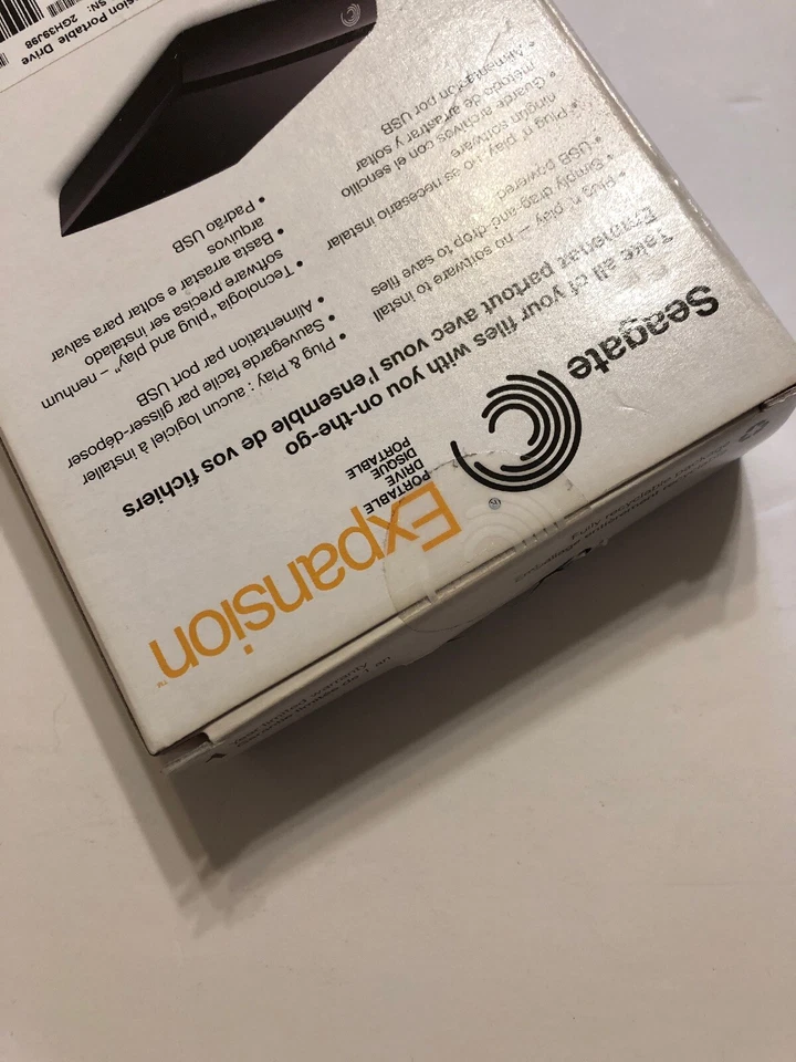 Seagate Expansion 640 GB USB 2.0 Portable External Hard Drive ST906404EXA101-RK - Image 4 of 4