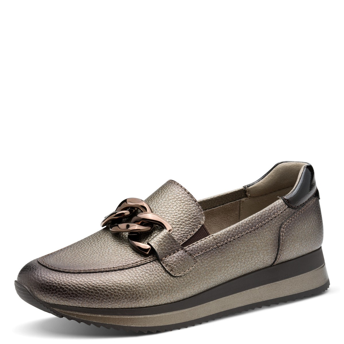 Jana Damen Slipper Ballerinas Sneaker Sneakers Halbschuhe Schuhe grau 24766 - Main Image