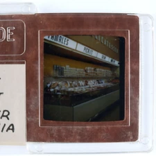 Whittier California Market Basket Slide 1950s Stereo Realist 3D Store Shop B1756