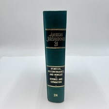American Jurisprudence 2d State and Federal Vol 24 Dismissal Divorce Separation