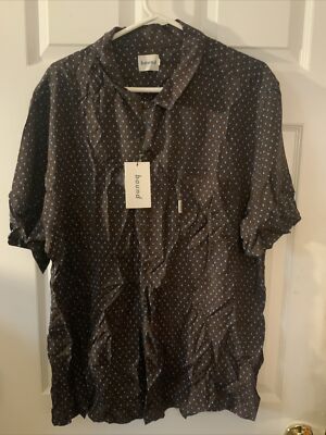 Bound UK SANTIAGO DIAMOND ARGYLE RAYON SS SHIRT SIZE XXL SOFT LIGHTWEIGHT SUMMER