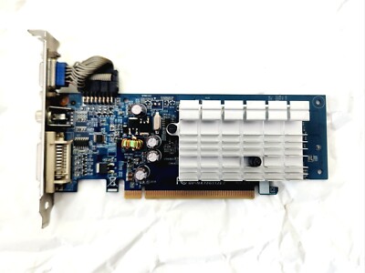 Gigabyte GV-NX72G512E2 NVIDIA GeForce 7200 GS 256MB DDR2 PCIe DVI Graphics  Card UK