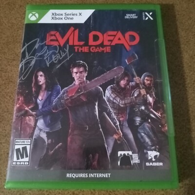 Evil Dead The Game Xbox Series X One 2022 Signed by Dana DeLorenzo 