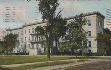 City Hospital Minneapolis Minnesota Posted Divided Back Vintage Post Card
